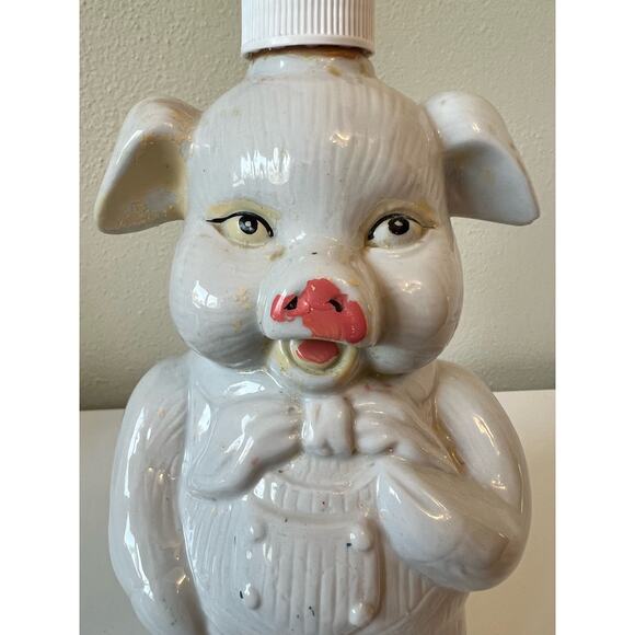 Vintage Ceramic Pig Soap Dispenser and Gardener Planter Pot Made in Japan - Picture 12 of 16